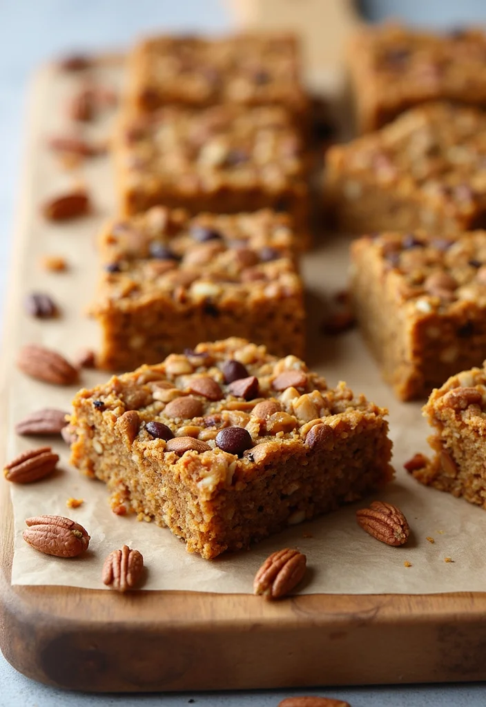 12 Pumpkin Dessert Recipes Perfect for Cozy Fall Days - 6. Pumpkin Spice Granola Bars