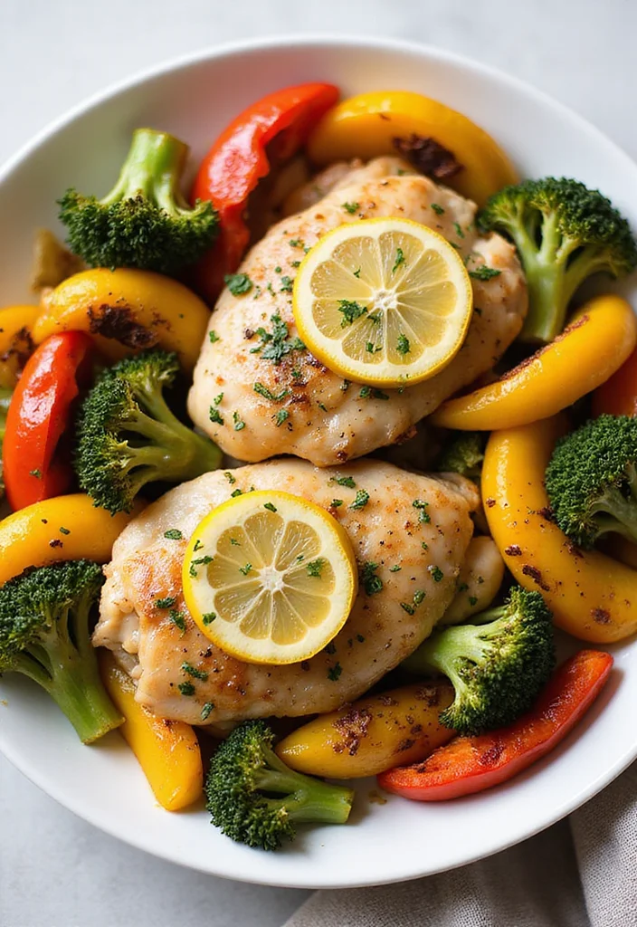 12 Simple Keto Recipes for Quick Low Carb Meals - 3. One-Pan Lemon Garlic Chicken
