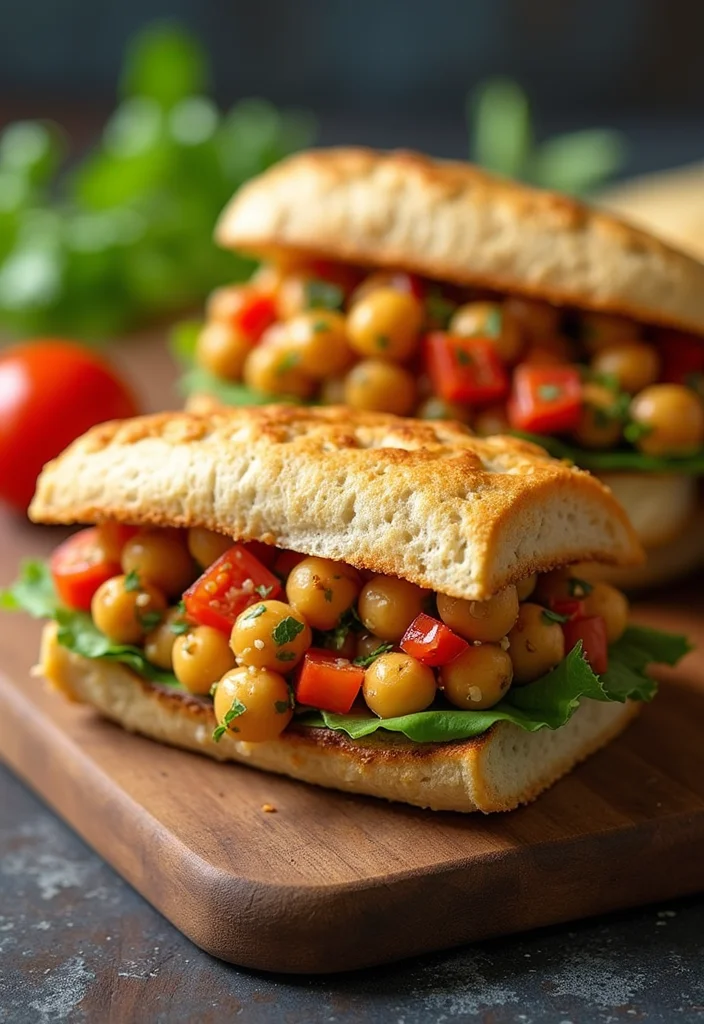 12 Vegan Chickpea Recipes for Easy Protein Packed Meals - 1. Chickpea Salad Sandwiches