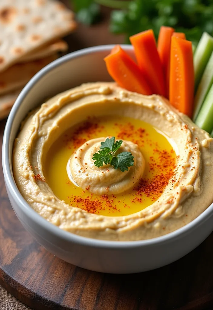 12 Vegan Chickpea Recipes for Easy Protein Packed Meals - 10. Chickpea Hummus