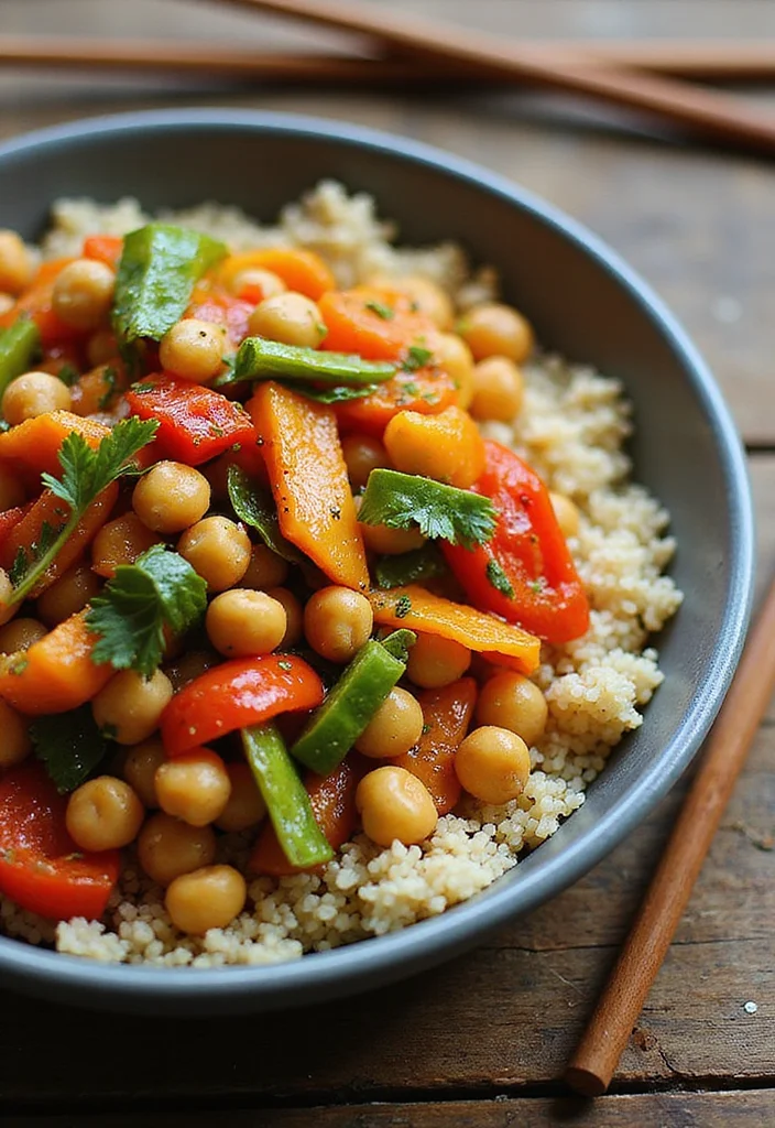 12 Vegan Chickpea Recipes for Easy Protein Packed Meals - 4. Chickpea Stir-fry