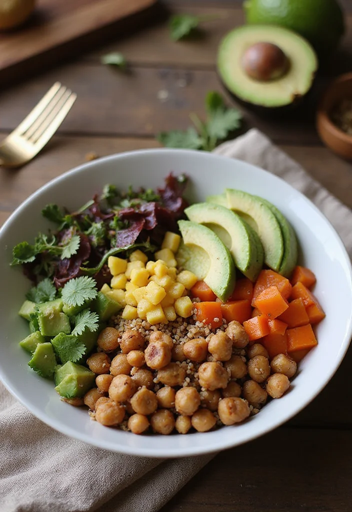 12 Vegan Chickpea Recipes for Easy Protein Packed Meals - 5. Chickpea Buddha Bowl