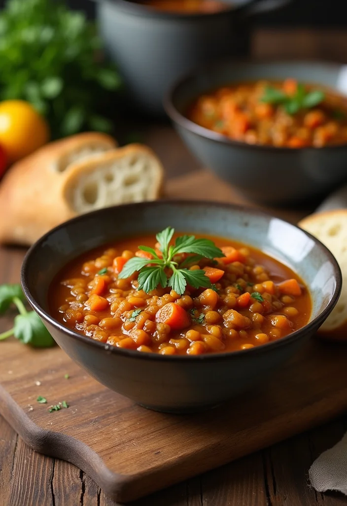 12 Vegan Dinner Recipes for Easy Weeknight Cooking - 3. Hearty Lentil Stew