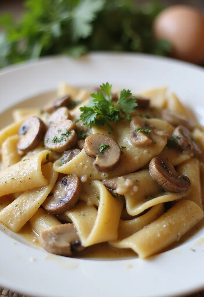 12 Veggie Dinner Recipes for Simple Weeknight Meals - 2. Creamy Mushroom Pasta