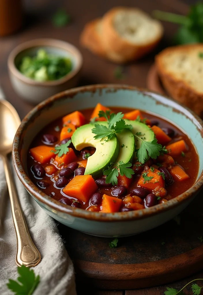 12 Veggie Dinner Recipes for Simple Weeknight Meals - 9. Sweet Potato and Black Bean Chili