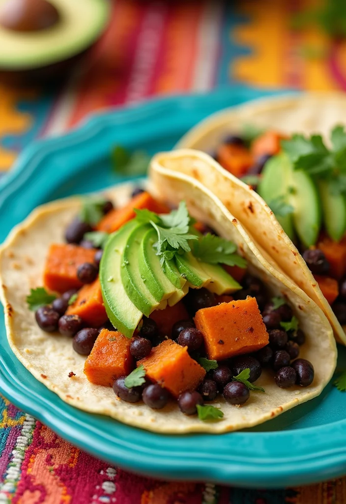 12 Wholefood Vegan Recipes for Nourishing Meals 23 12 Wholefood Vegan Recipes for Nourishing Meals - 3. Sweet Potato and Black Bean Tacos