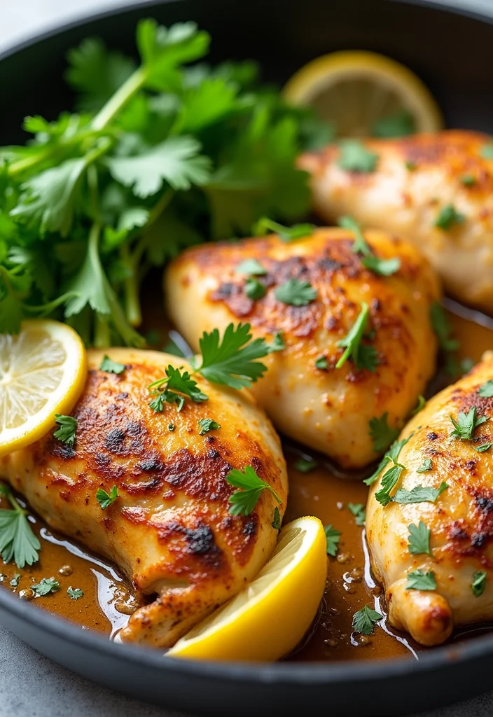 14 Easy Healthy Cooking Recipes for Busy Weeknights - 1. One-Pan Lemon Garlic Chicken