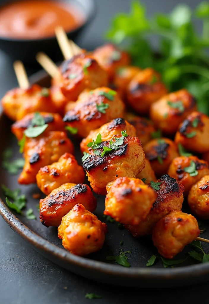 14 Easy Healthy Cooking Recipes for Busy Weeknights - 13. Spicy Chicken Tikka Skewers