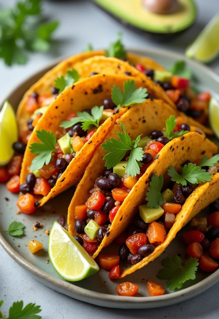 14 Easy Healthy Cooking Recipes for Busy Weeknights - 9. Sweet Potato and Black Bean Tacos