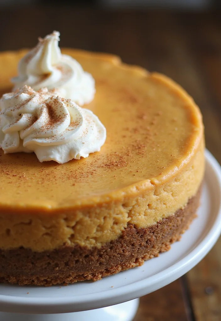 14 Fall Dessert Recipes to Warm Up Your Seasonal Table - 14. Pumpkin Cheesecake