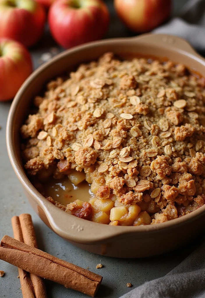 14 Fall Dessert Recipes to Warm Up Your Seasonal Table - 2. Apple Crisp with Oat Topping