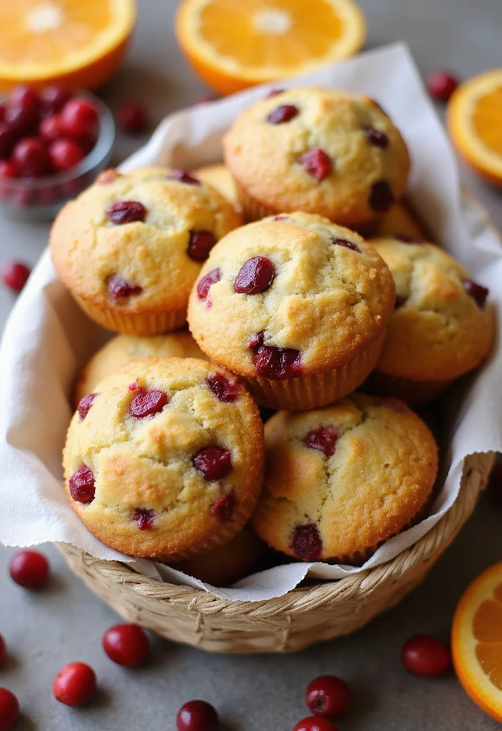 14 Fall Dessert Recipes to Warm Up Your Seasonal Table - 6. Cranberry Orange Muffins