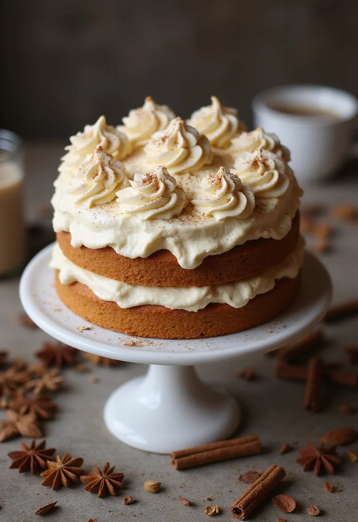 14 Fall Dessert Recipes to Warm Up Your Seasonal Table - 8. Spiced Chai Latte Cake