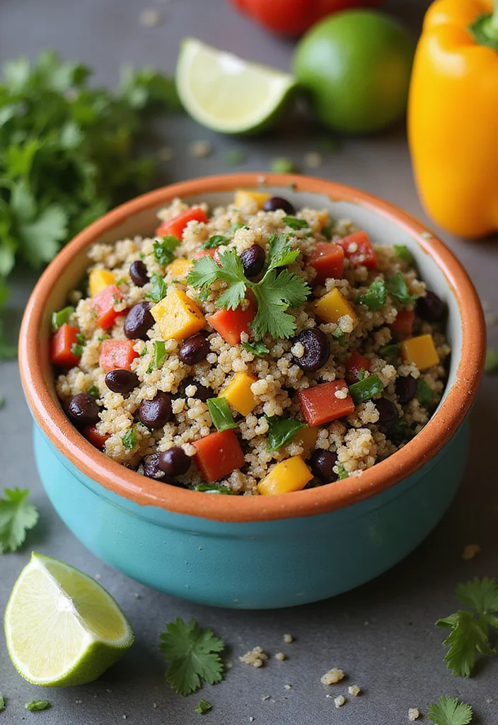 14 Healthy Dishes Recipes for Easy Nourishing Meals - 1. Quinoa & Black Bean Salad