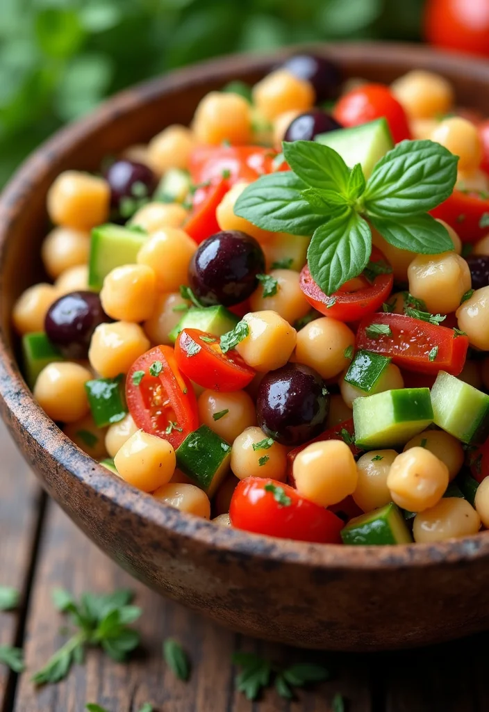 14 Healthy Dishes Recipes for Easy Nourishing Meals - 9. Mediterranean Chickpea Salad