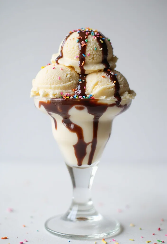 15 Best Dessert Recipes for Quick Weeknight Treats - 13. Vanilla Ice Cream Sundae