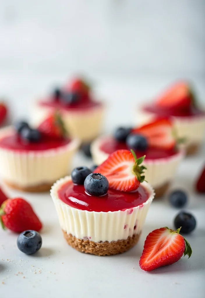 15 Best Dessert Recipes for Quick Weeknight Treats - 2. Easy Berry Cheesecake Cups