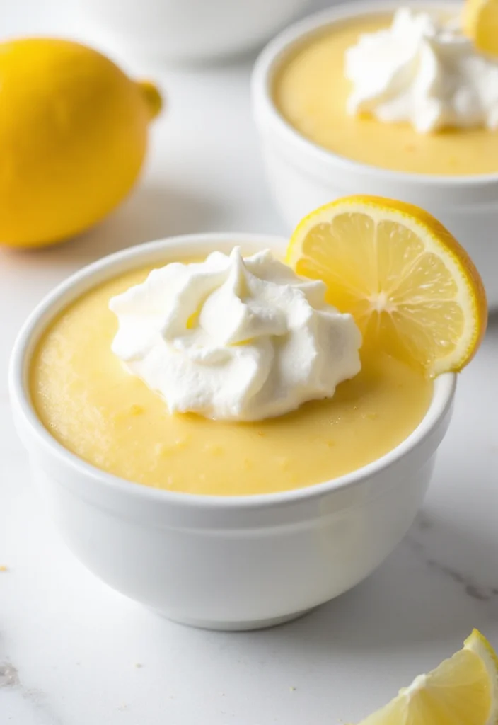 15 Best Dessert Recipes for Quick Weeknight Treats - 5. Creamy Lemon Pudding