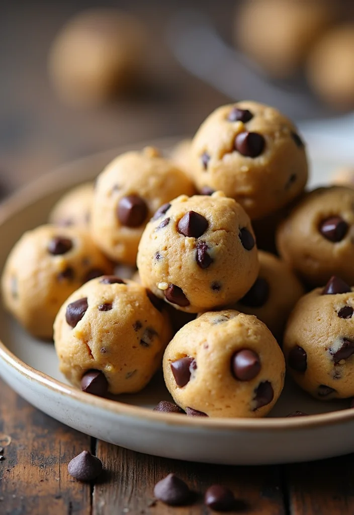 15 Best Dessert Recipes for Quick Weeknight Treats - 6. Chocolate Chip Cookie Dough Bites