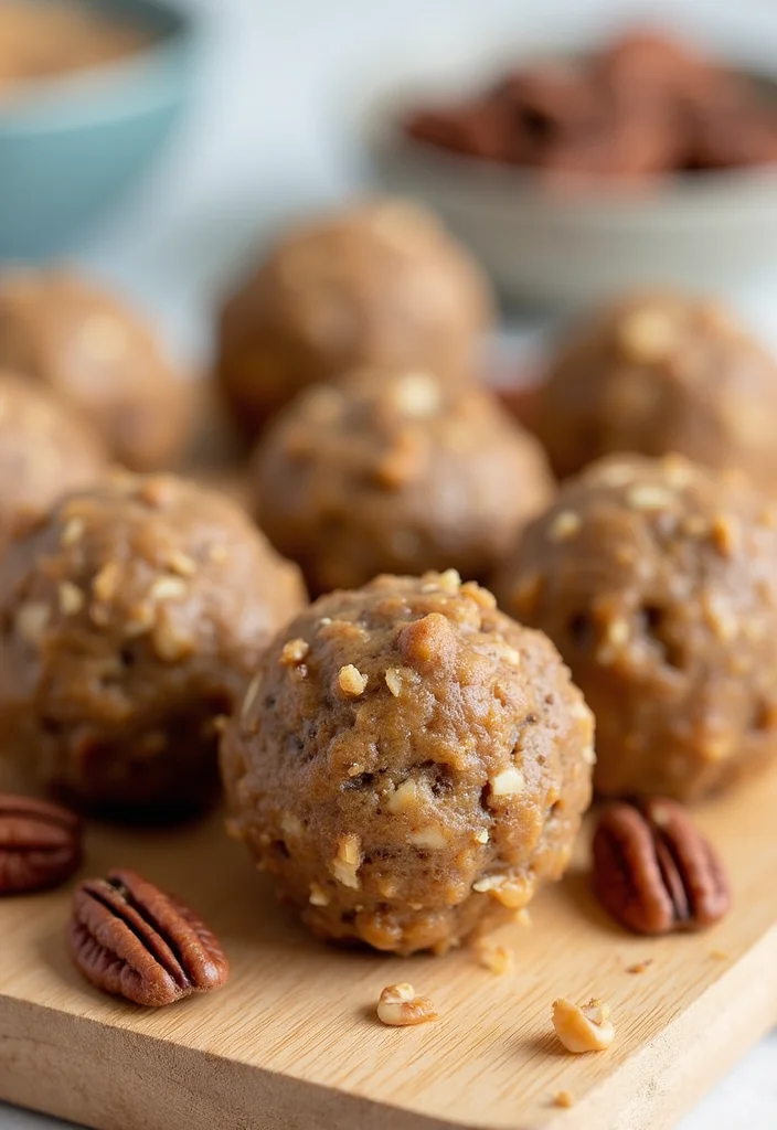 15 Best Dessert Recipes for Quick Weeknight Treats - 9. Maple Pecan Energy Bites