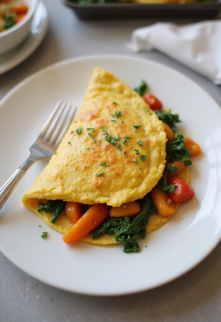 15 Best Dinner Recipes for Easy Everyday Cooking - 10. Veggie-Packed Omelette