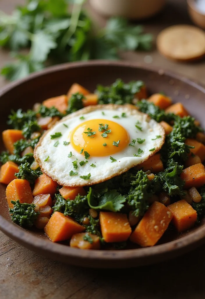 15 Healthy Dinner Ideas for Quick Weeknight Meals - 14. Sweet Potato and Kale Hash
